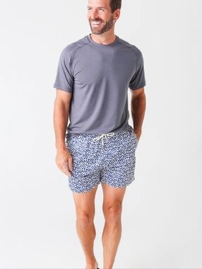 RETROMARINE Men's Corals Swim trunk Sz Large